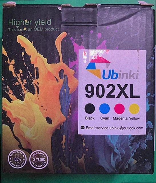 902XL Black and Color Combo Pack Ink Cartridge for HP Ink 902 XL 902XL to Off...