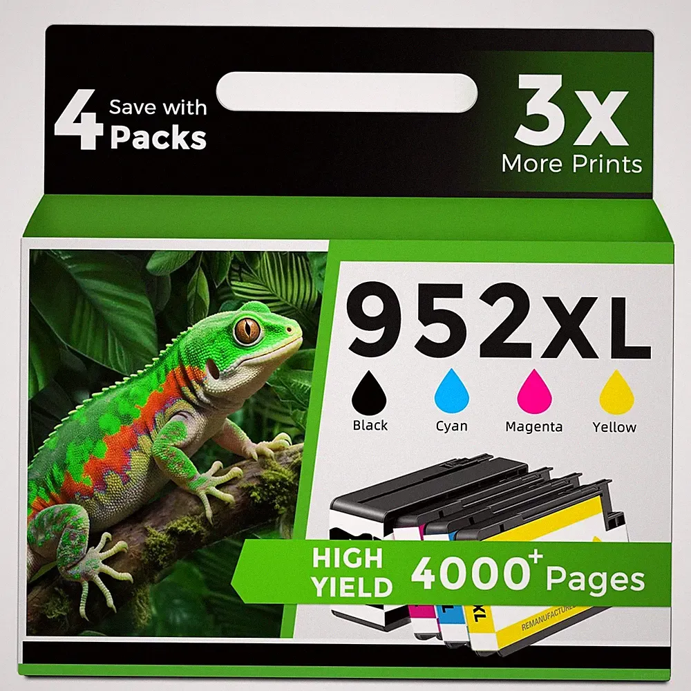 952XL Ink Cartridges Combo Pack Compatible for HP 8710 7740 Printer for HP 95...