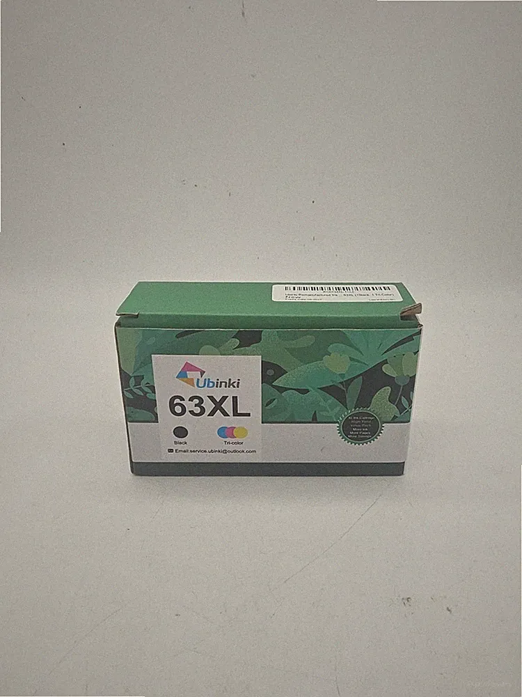 Ubinki 63XL Black Ink Cartridge, 2-Pack Open Box