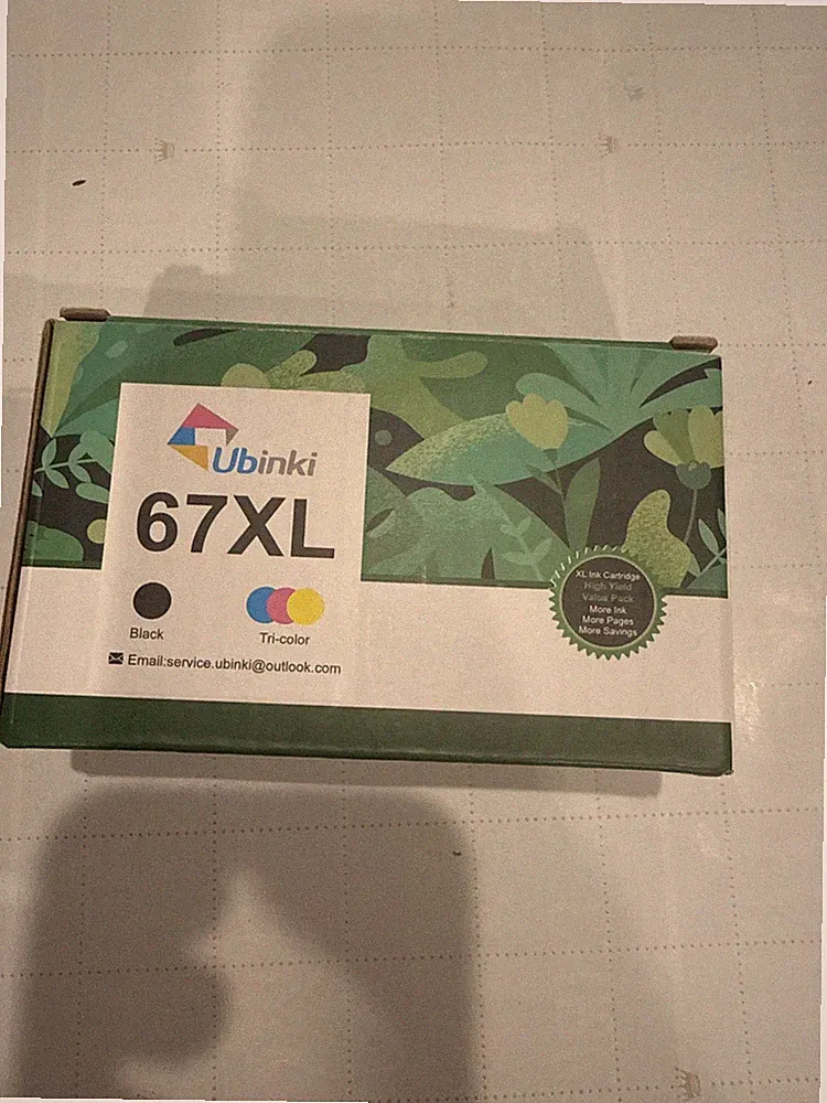 Ubinki 67XL Black Compatible Replacement Ink Cartridge New Exp 11/2027