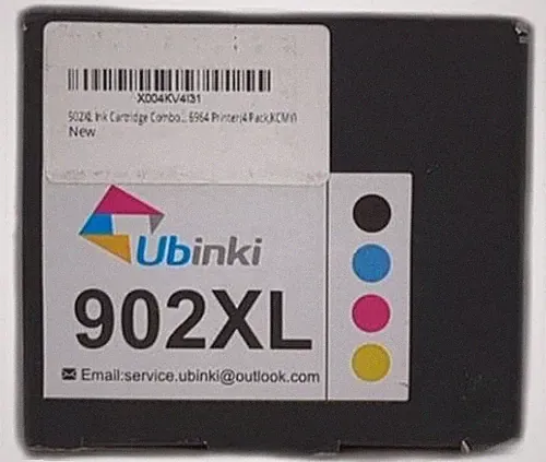 Ubinki 902XL Ink Cartridge Combo Pack for Hp 6978 6968 6970 Ink Replacement for