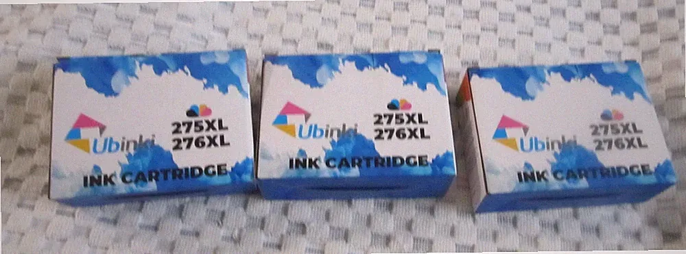 Ubinki Black 3-275XL / Tri-Color 3-276XL Replacement Compatible Ink for Canon N
