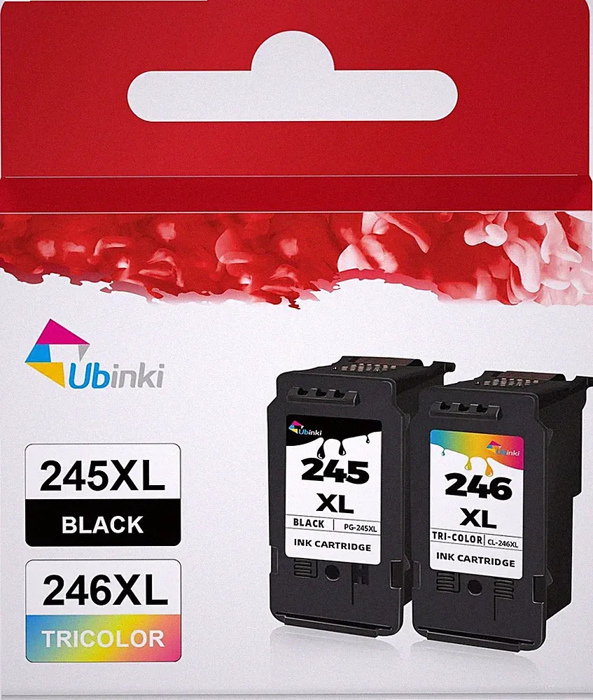 Ubinki Compatible 245Xl 246Xl Ink Cartridges 2 Pack For Pixma Printers